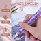 19PCS Diamond Art Pens Luminous 5D Diamond Painting Pen, 40% Thicken Comfort Grip Diamond Painting Accessories Tools with 12Pcs Pen Tips, Purple